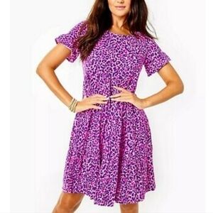 Lilly Pulitzer Jodee Dress PURPLE BERRY MY FAVORITE SPOT